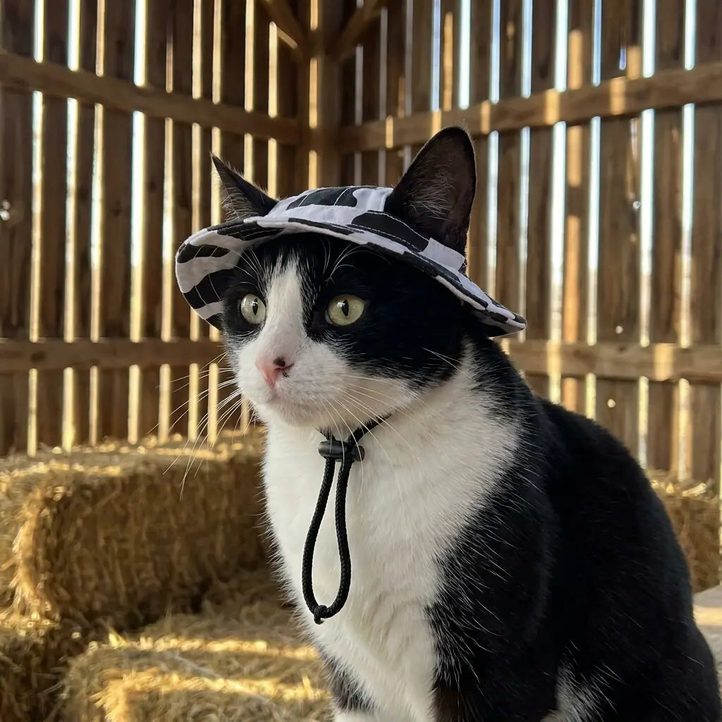 Handmade Cat Bucket Hats