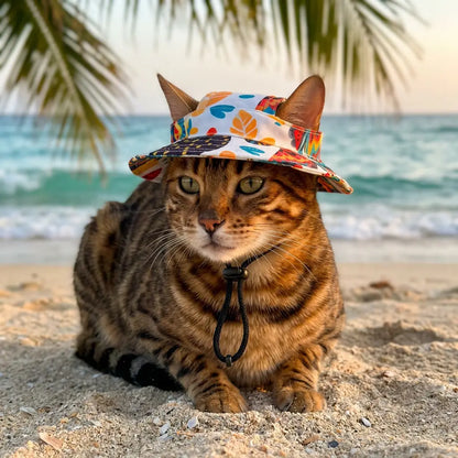 Handmade Cat Bucket Hats